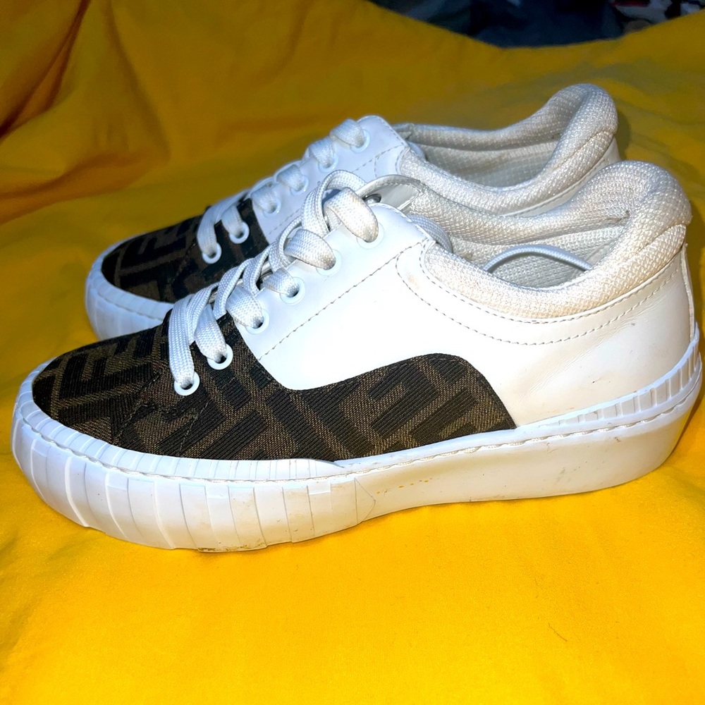 - Fendi FF Logo Sneakers